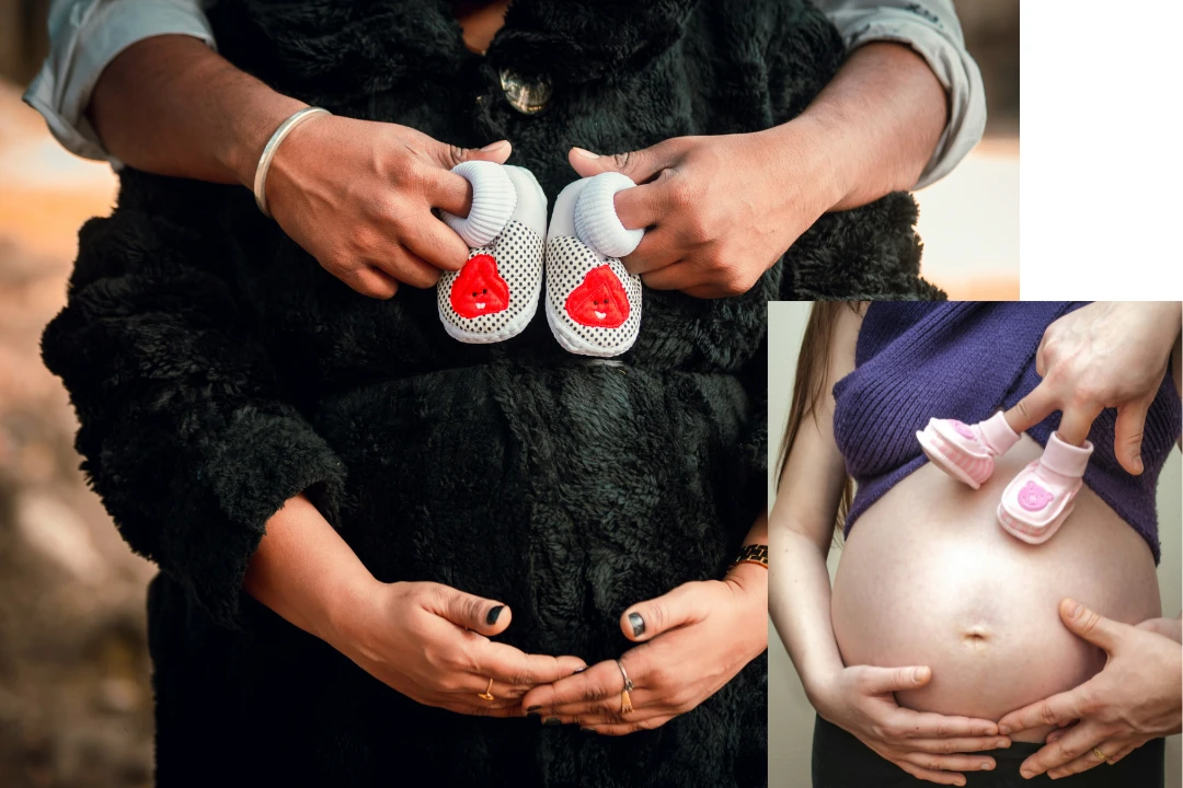 Maternity Photoshoot Ideas - Playful Props