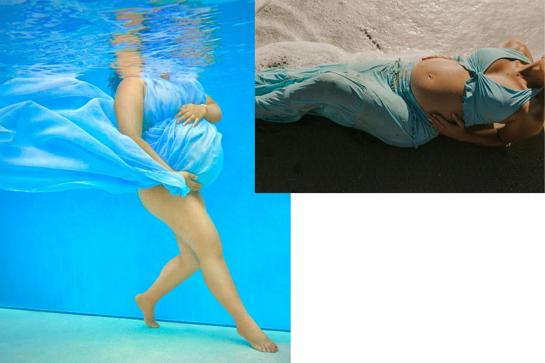 Maternity Photoshoot Ideas - Underwater