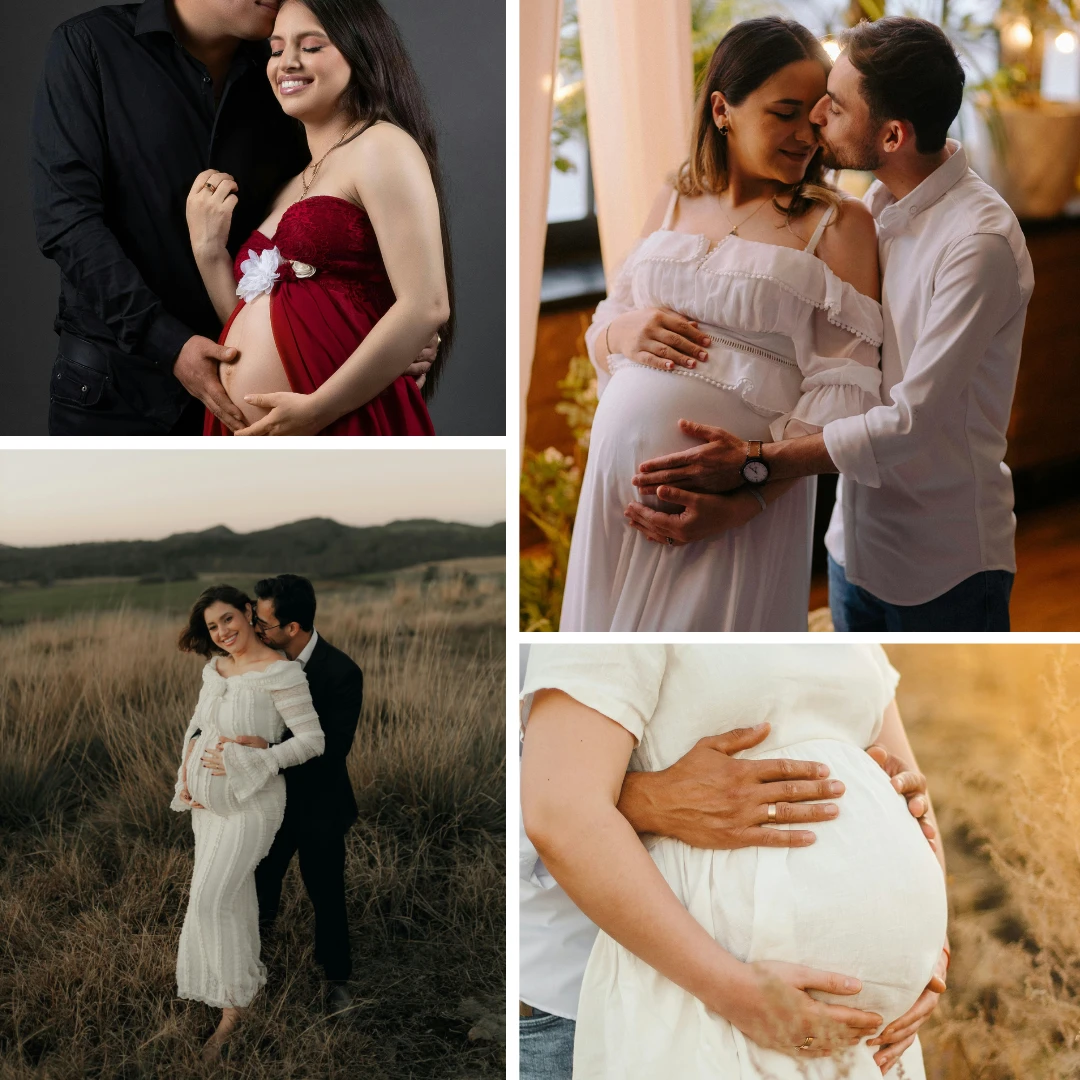 Maternity Photoshoot Ideas - Hug from Behind