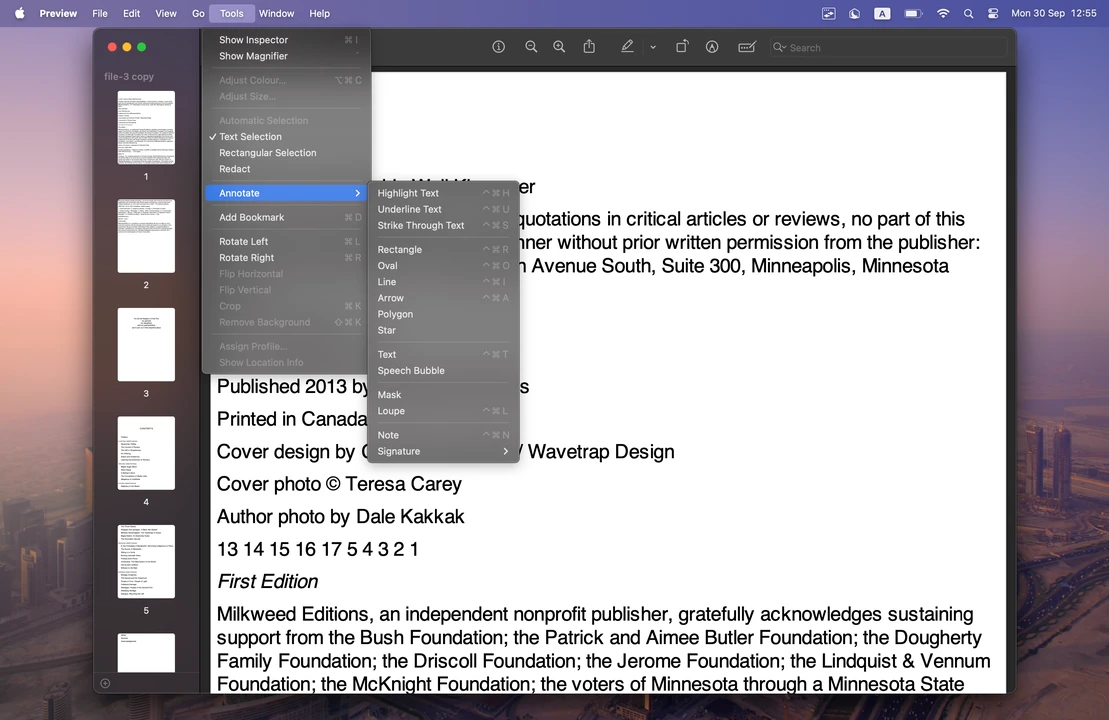 how to edit a pdf on a mac