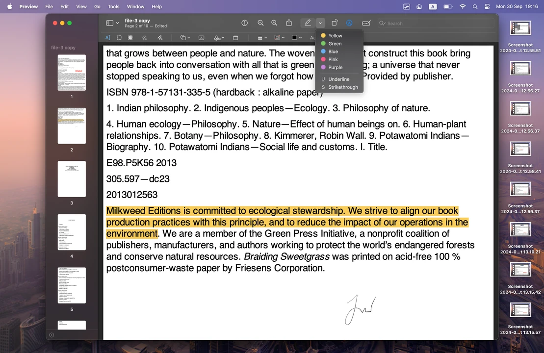 How to Highlight Text in pdf on mac