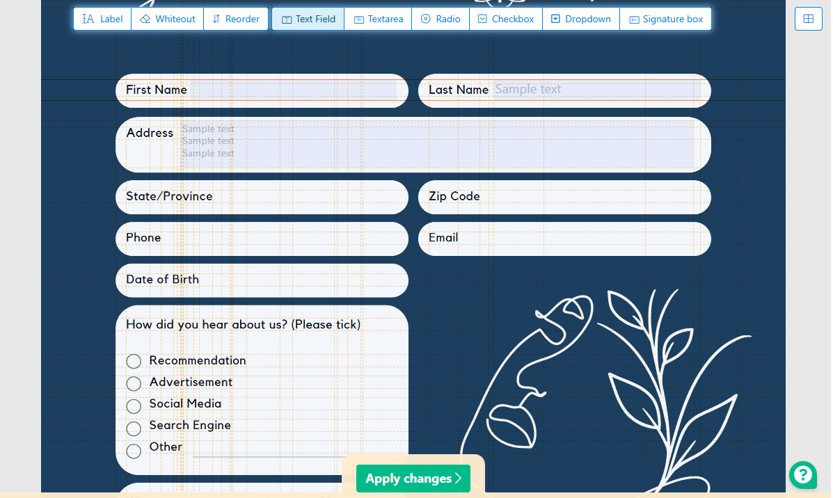 how to create a fillable pdf