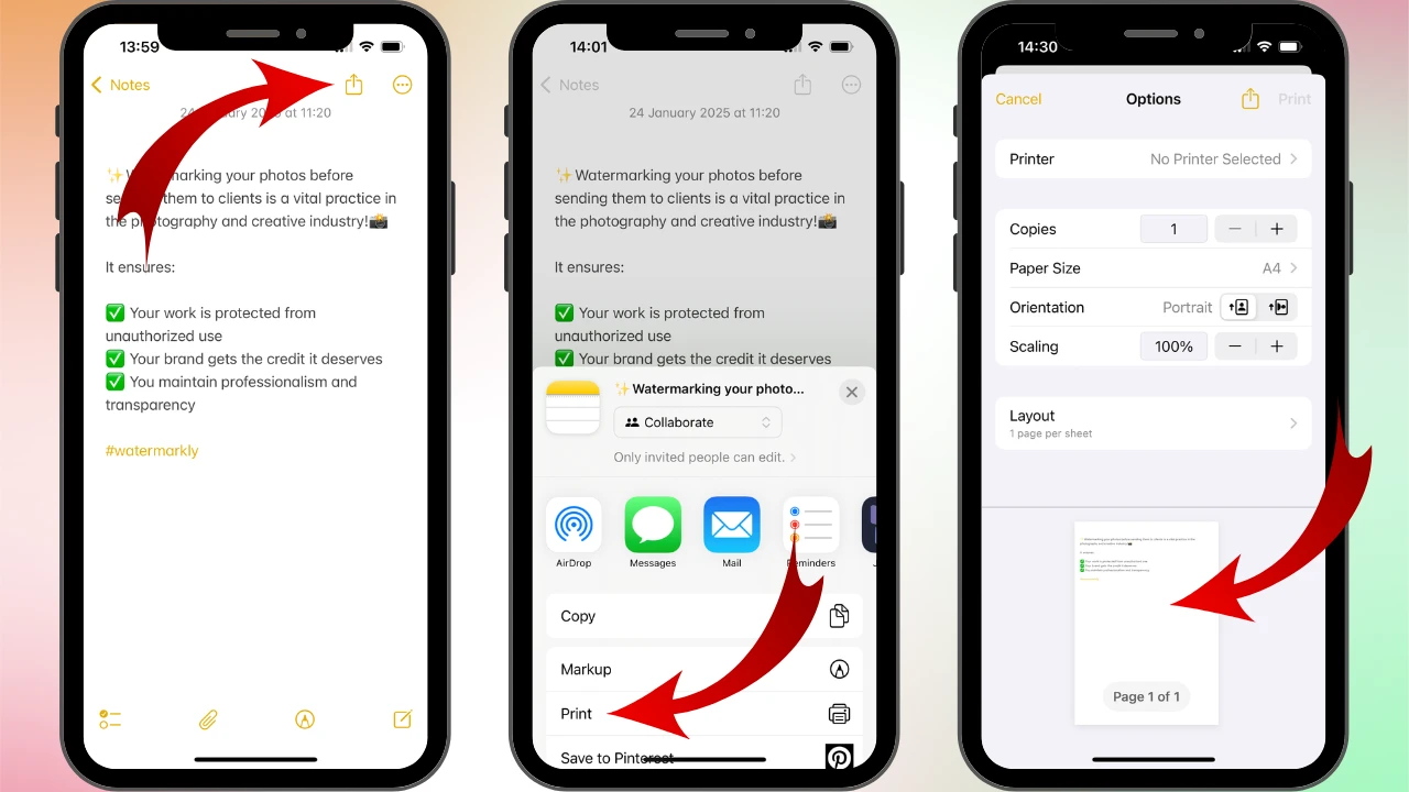 how to create a pdf on iphone