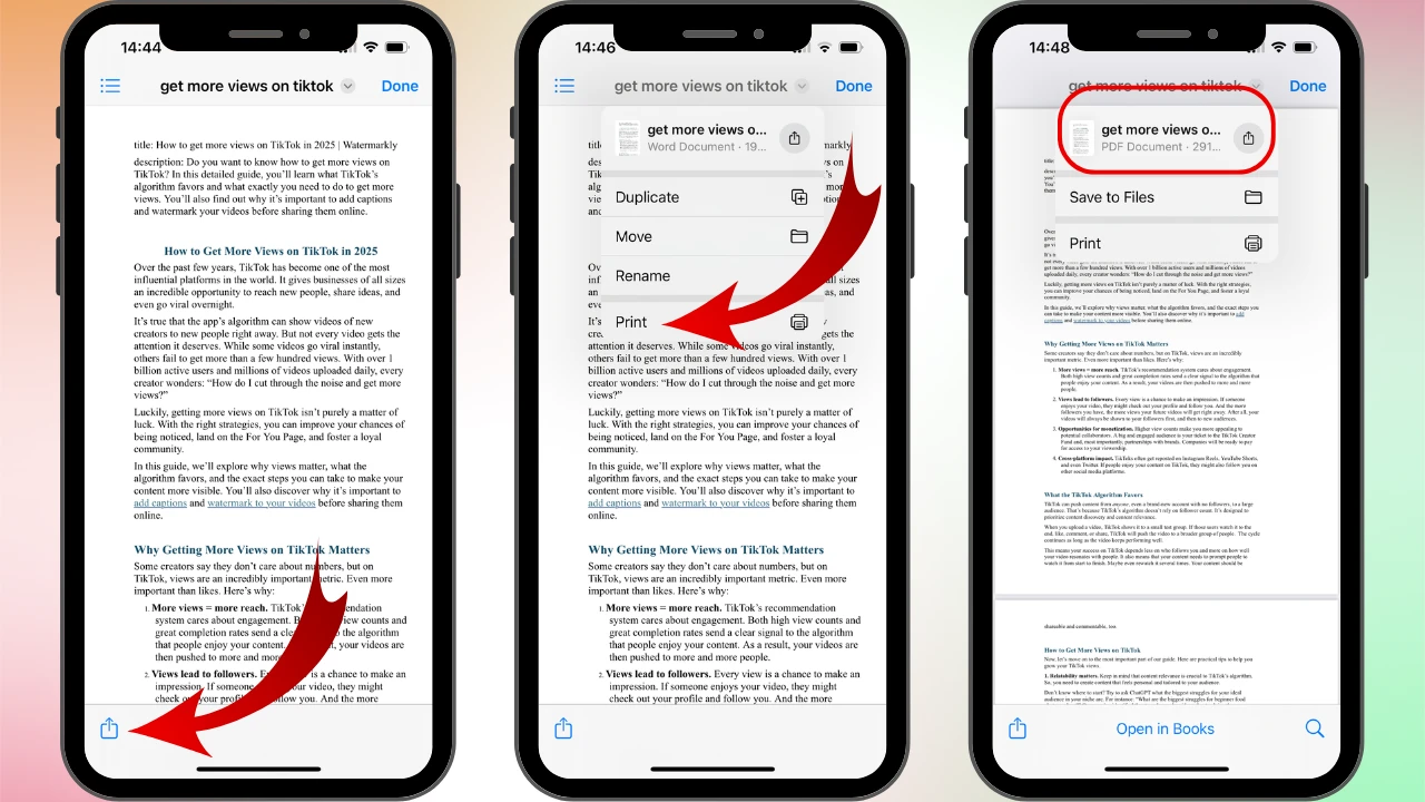 How to Make a PDF on iPhone