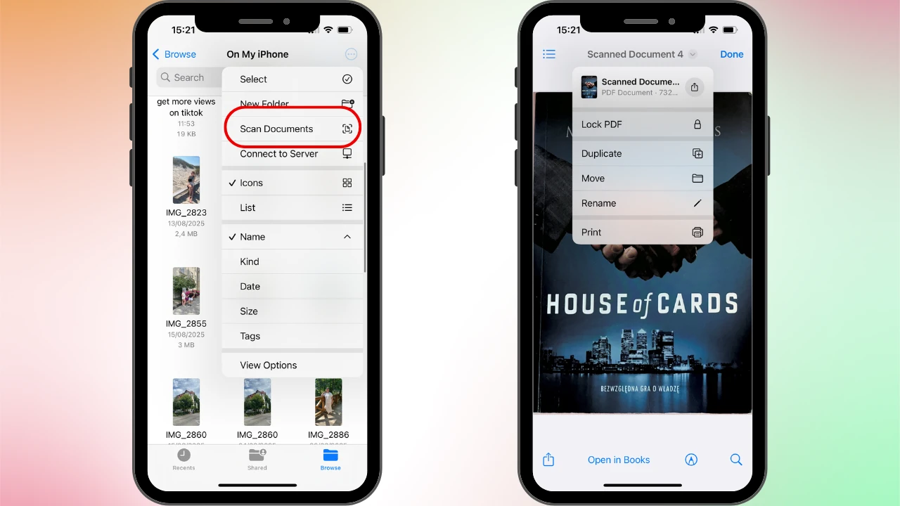 How to Create a PDF on iPhone Using Camera