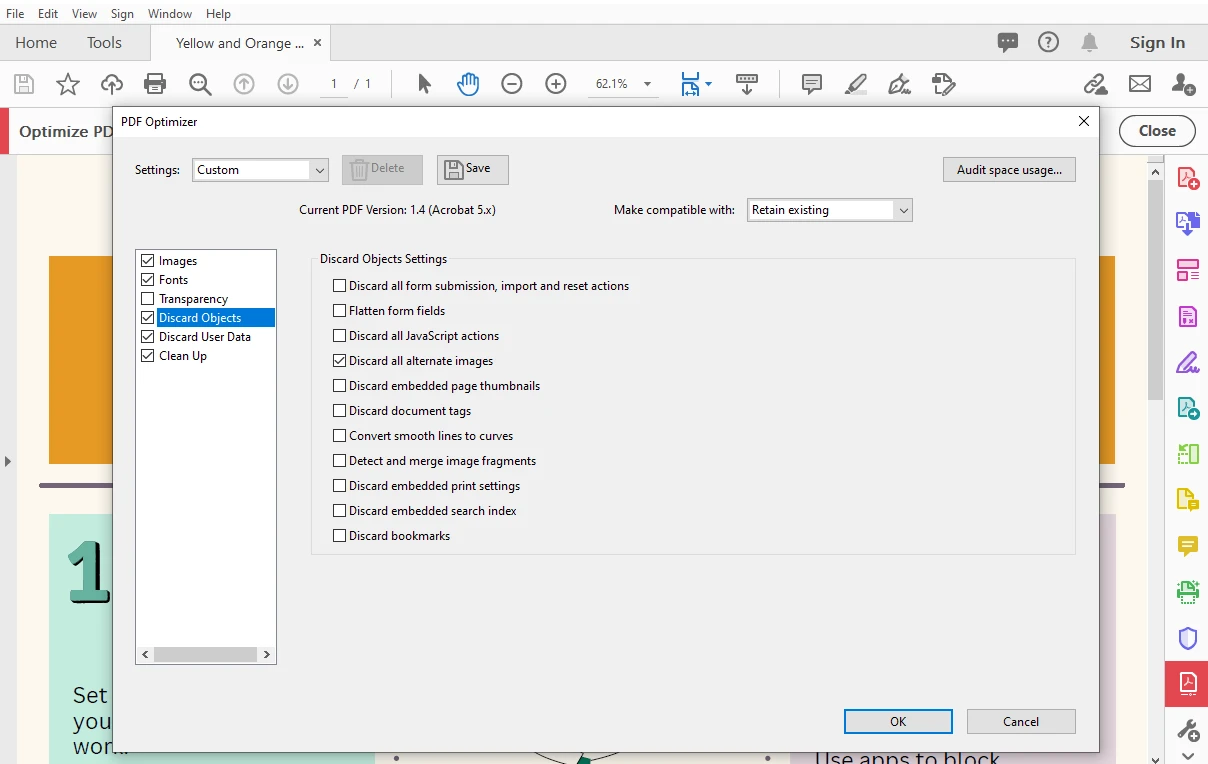 How To Resize PDF With Adobe Acrobat’s Optimization