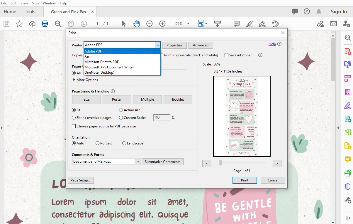 How To Resize PDF With Adobe Acrobat’s Print Feature