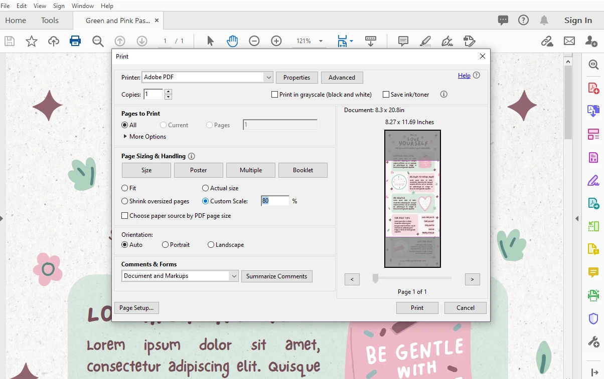 How To Resize PDF With Adobe Acrobat’s Print Feature