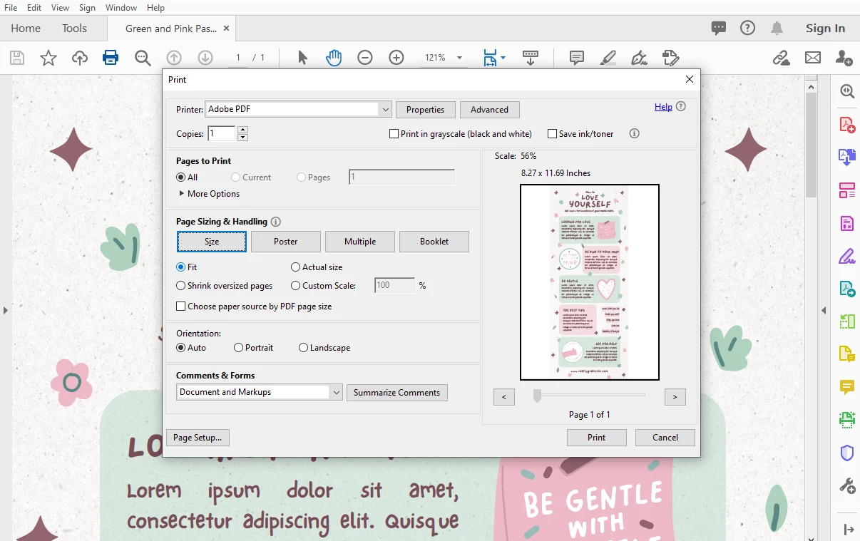 How To Resize PDF With Adobe Acrobat’s Print Feature