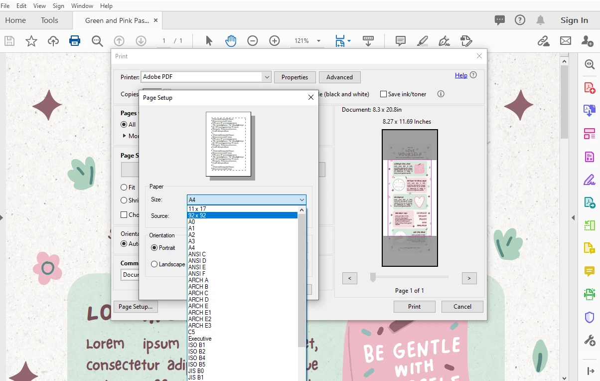 How To Resize PDF With Adobe Acrobat’s Print Feature