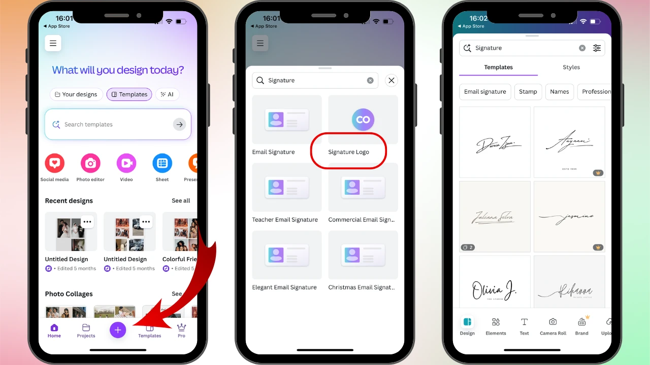 make signature for pdf on iPhone