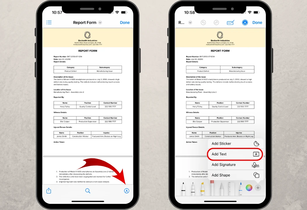 How to Write on a PDF on iPhone