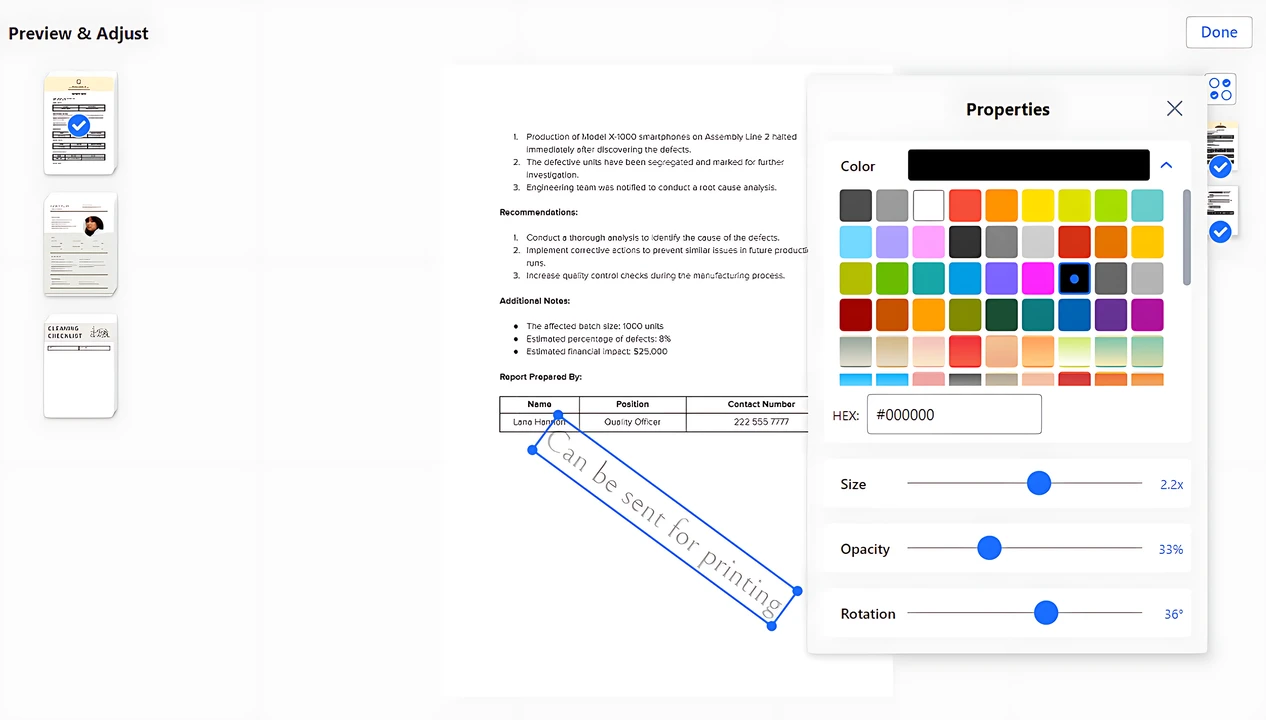 How to Write on a PDF Using Watermarkly