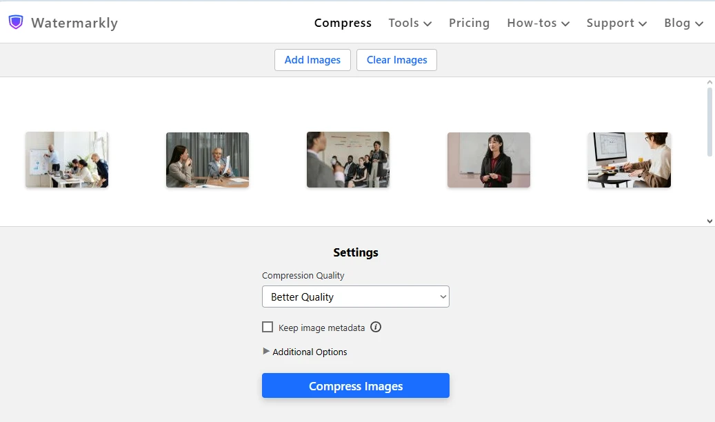 How to Compress Images With Watermarkly