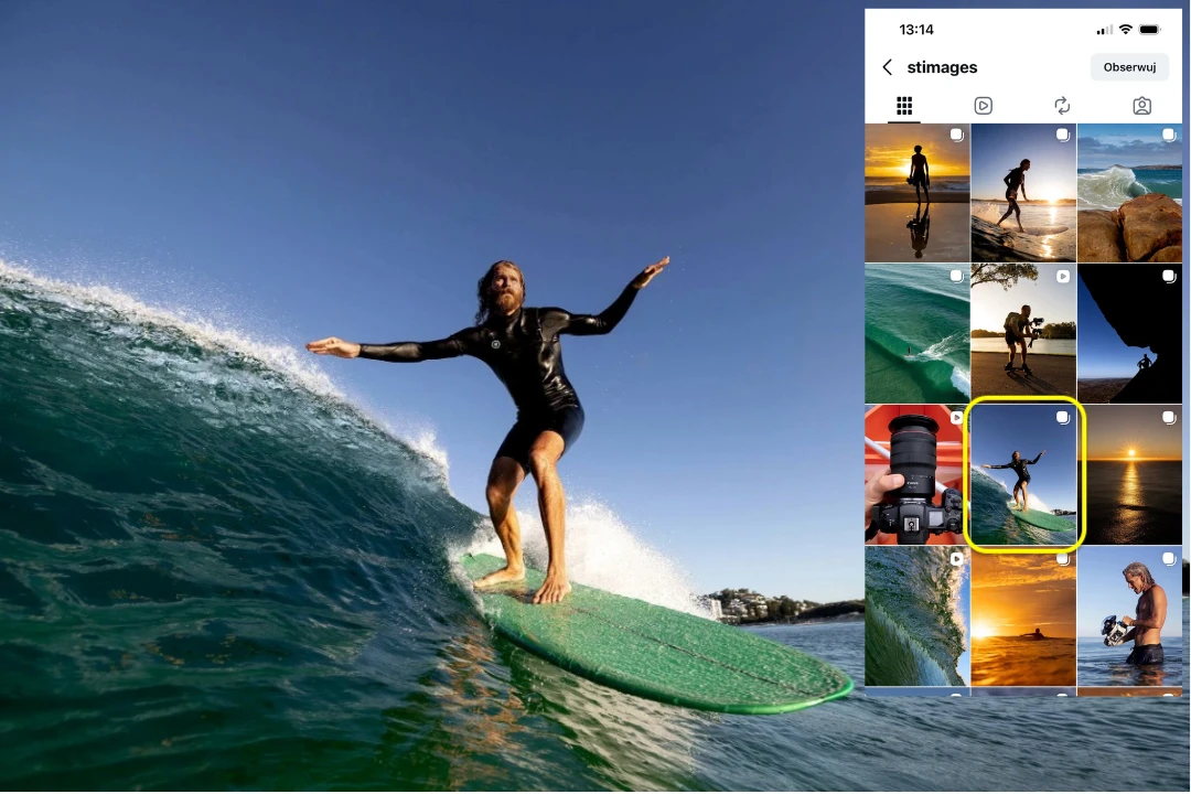 изменить размер фото для Instagram