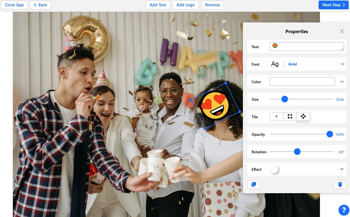 How to Add an Emoji to Your Photos Using Watermarkly