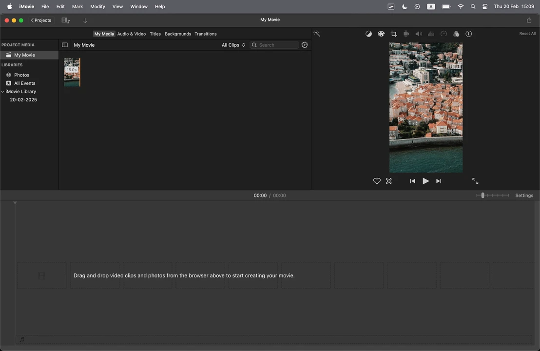 How To Insert a Picture Into a Video Using iMovie