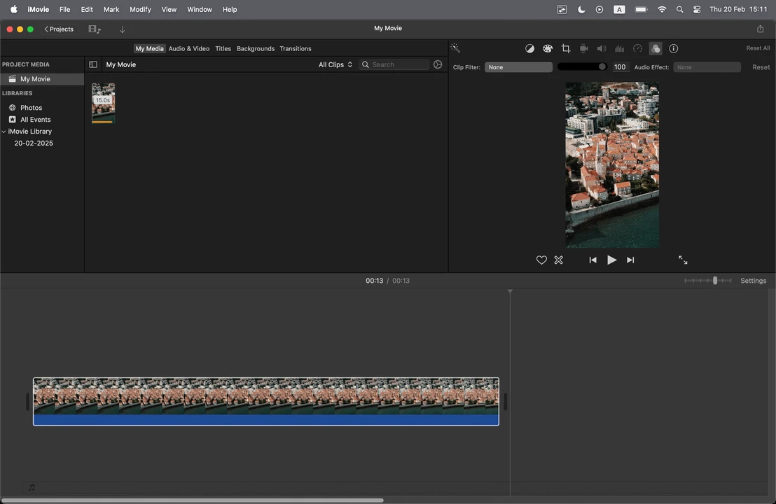 How To Insert a Picture Into a Video Using iMovie