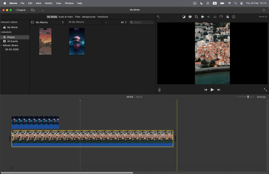 How To Add a Picture Into a Video As an Overlay Using iMovie