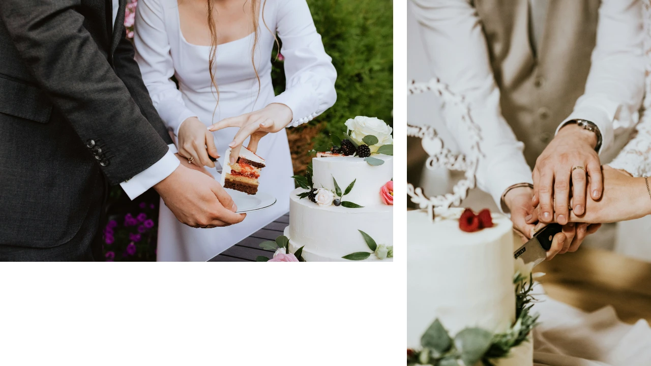 wedding photo ideas - cake cutting