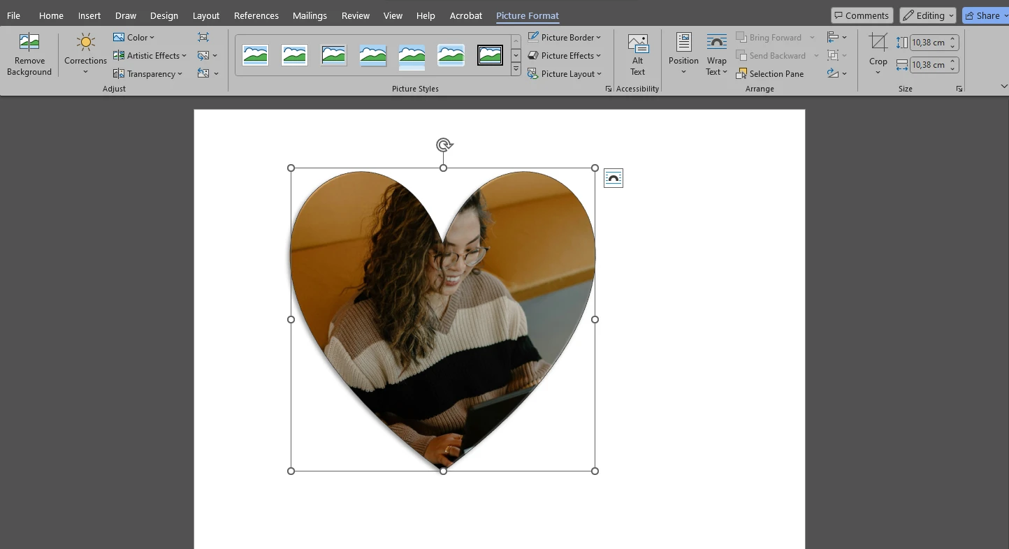 How to Crop a Picture into a Shape in Word