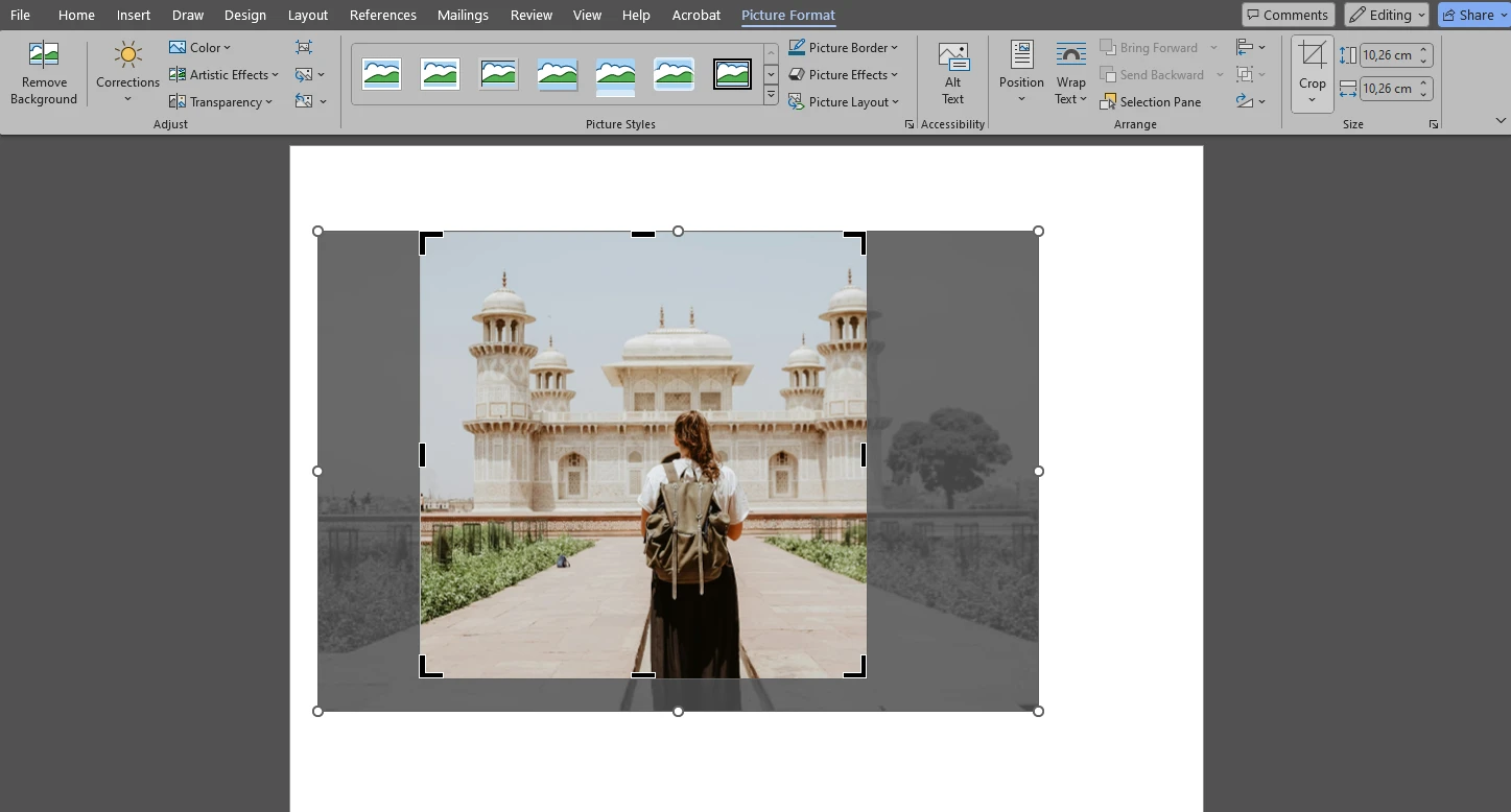 How to Crop an Image in Word to a Specific Aspect Ratio