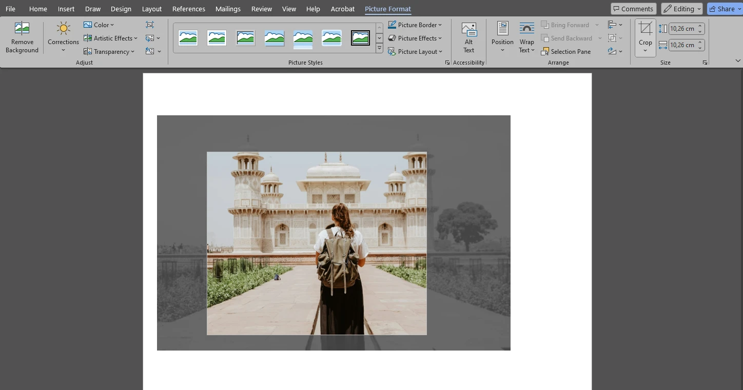 How to Crop an Image in Word to a Specific Aspect Ratio