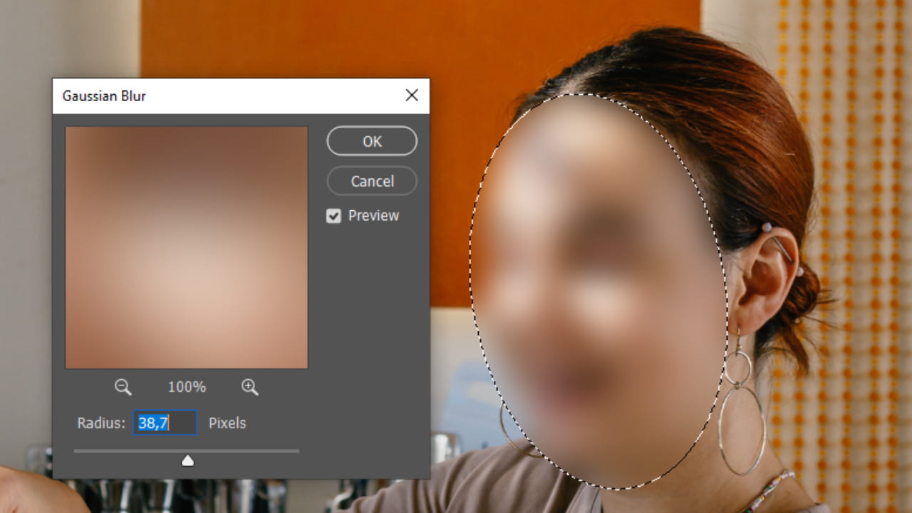How to blur faces in Photoshop