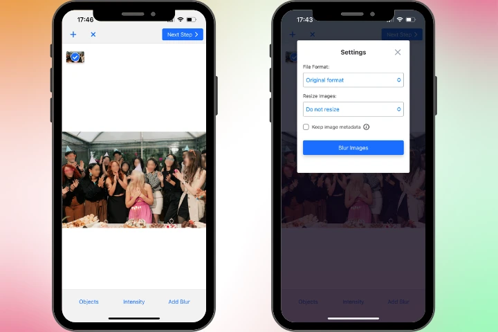 how to blur a face in a picture on iphone