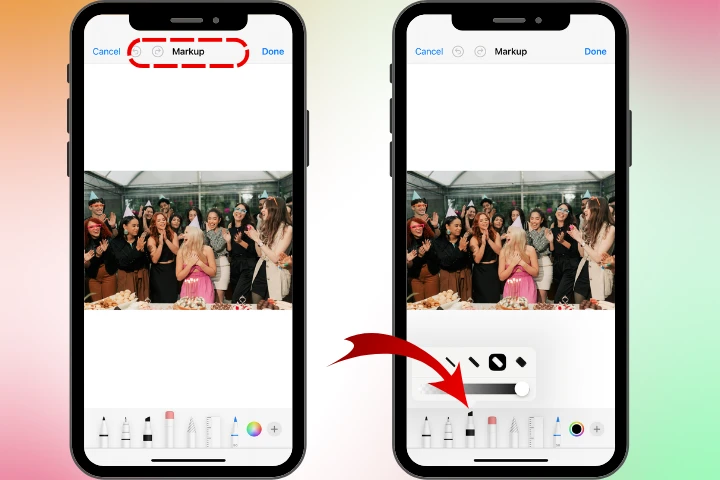 how to blur faces on iphone