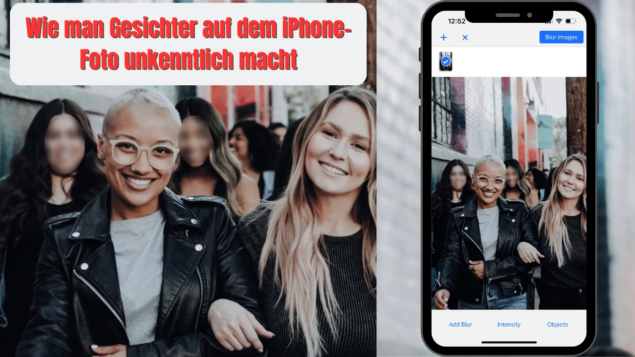 gesichter auf fotos unkenntlich machen iphone