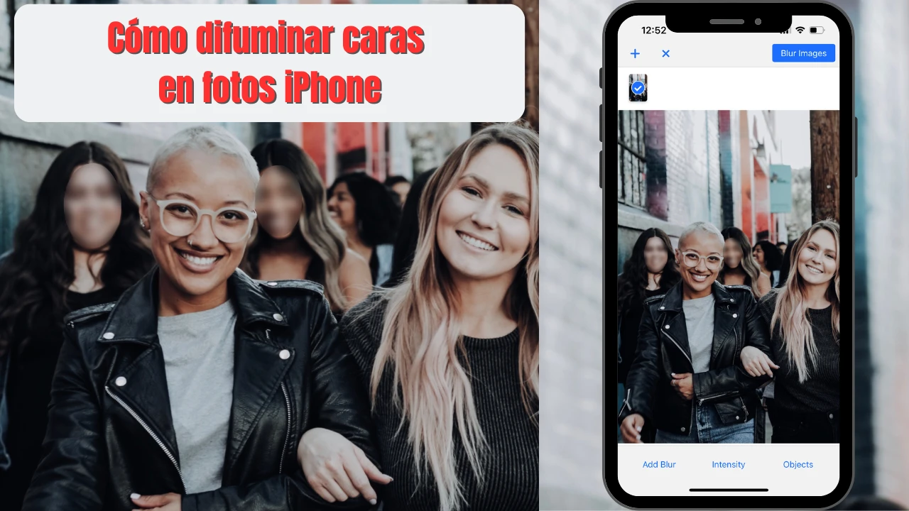 how to blur face on iphone