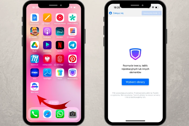 jak zamazać twarz na zdjęciu iphone za darmo