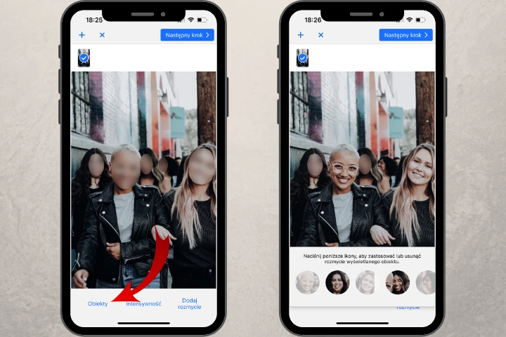 jak zamazać twarz na zdjęciu iphone za darmo