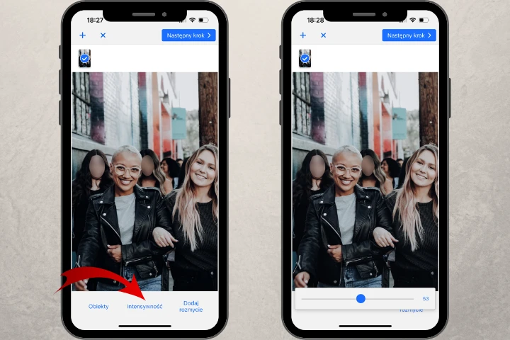 jak zamazać twarz na zdjęciu iphone za darmo