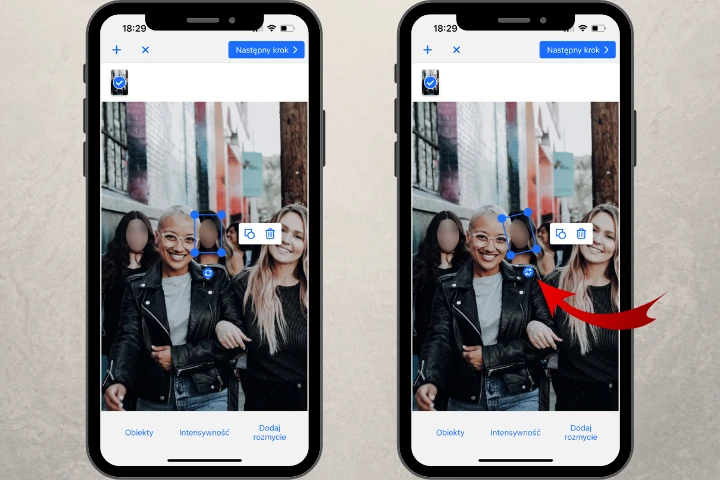 jak zamazać twarz na zdjęciu iphone za darmo