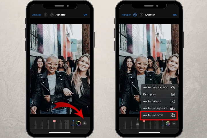 comment flouter un visage sur une photo sur iphone