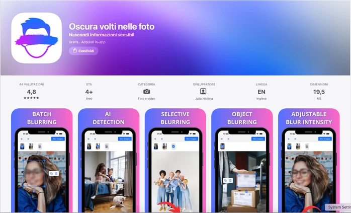 come sfocare volti su iphone gratis