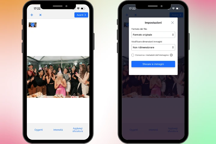 come sfocare un volto in una foto su iphone