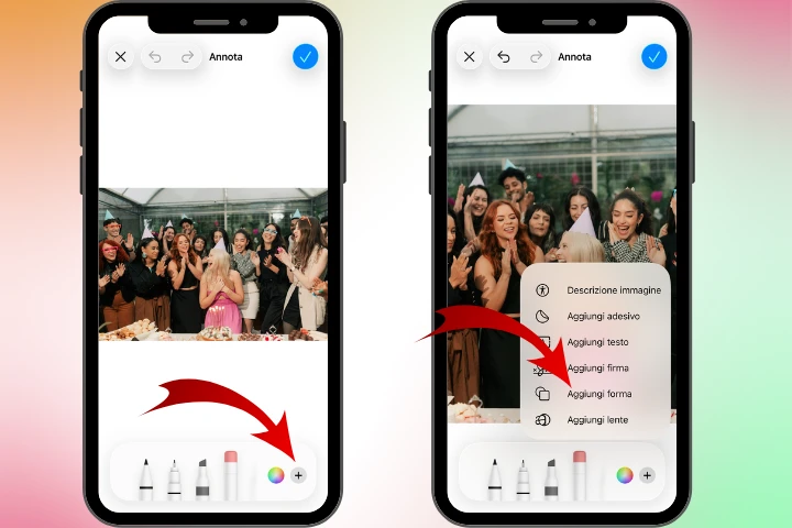 come sfocare volto su iphone