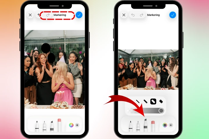 gezicht blurren iphone