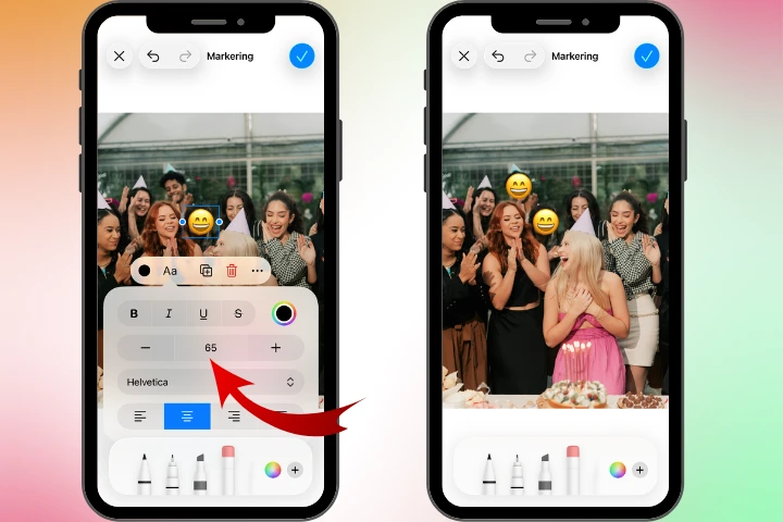 hoe gezichten op iphone vervagen met emoji’s