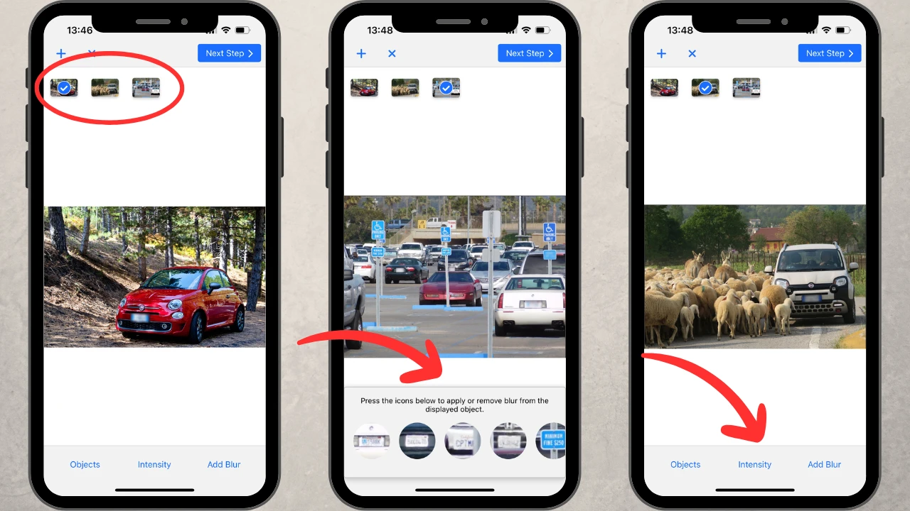 how to blur license plate on iphone with Watermarkly
