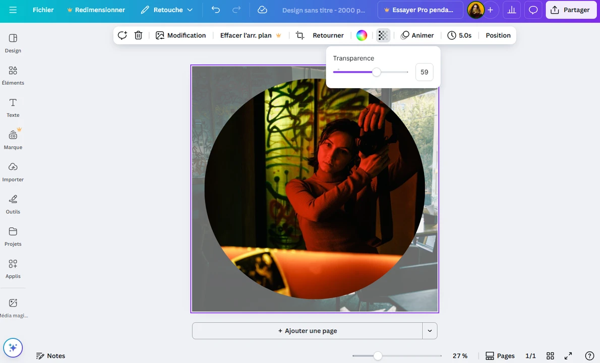 Double-cliquez sur l’image
