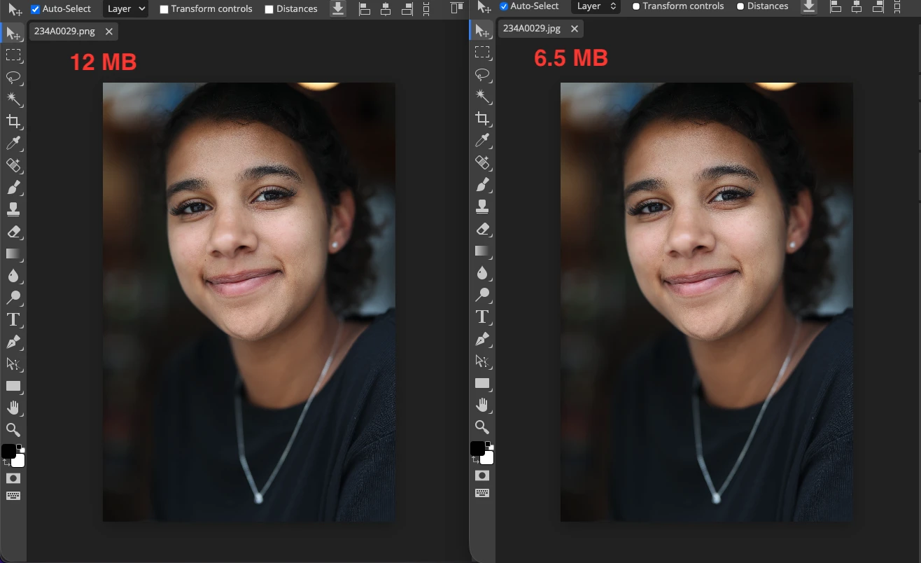 reduce image file size when convert png to jpeg