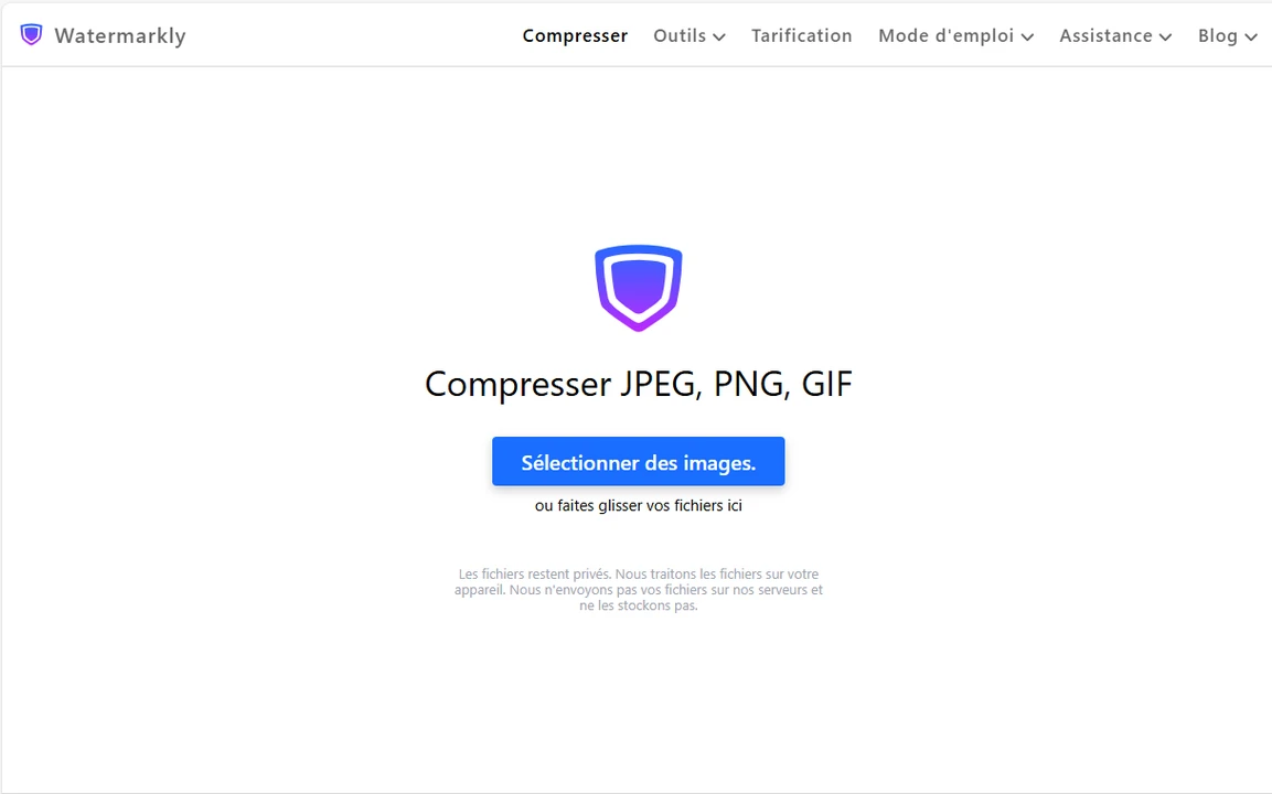 réduire la taille du fichier d'une photo