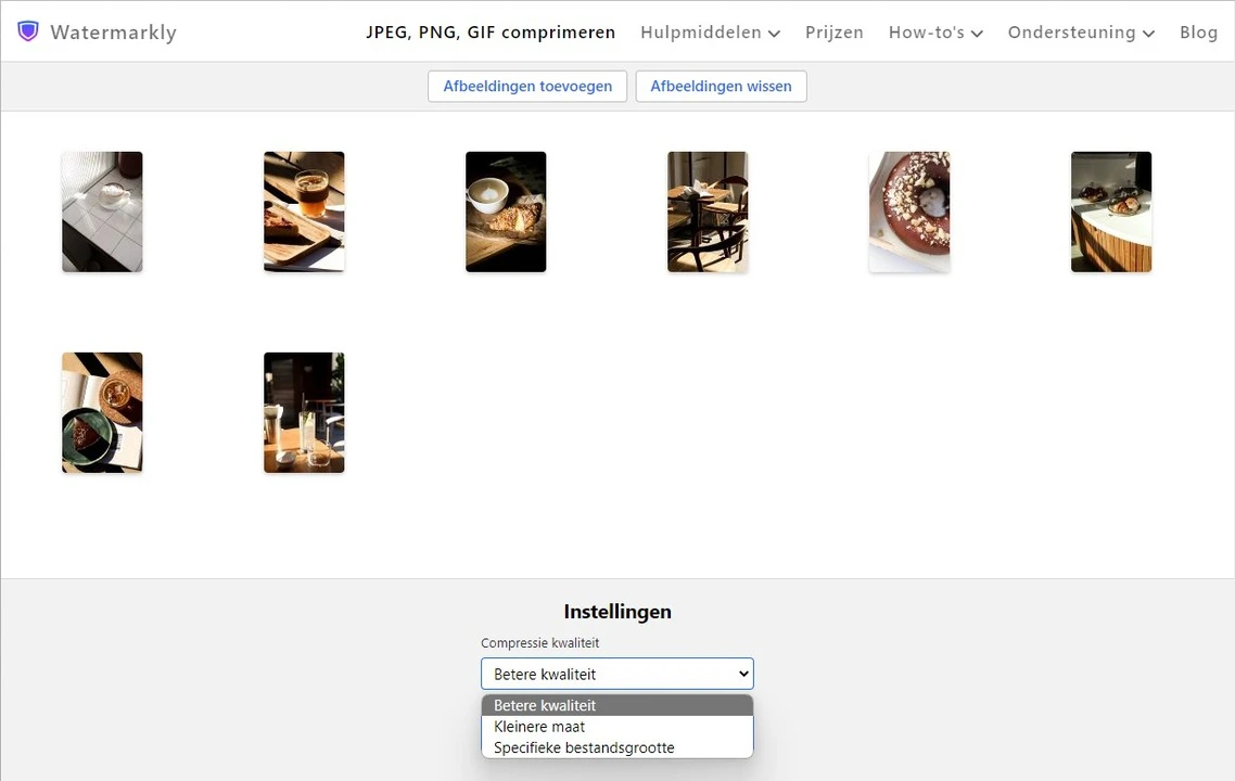 Comprimeer Jpeg, Png En Gif Afbeeldingen Online | Watermarkly