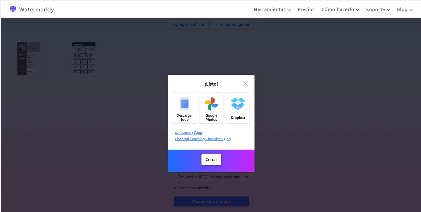 convertidor de pdf a jpg