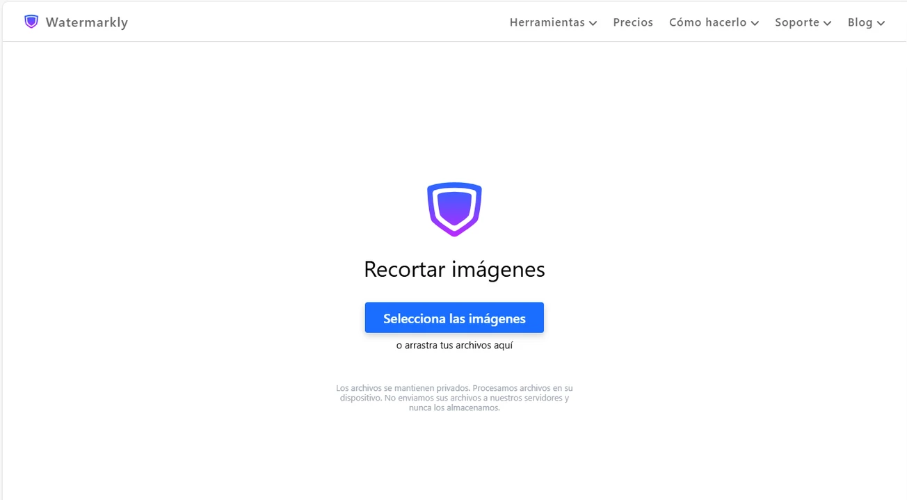seleccionar archivos para recorte circular