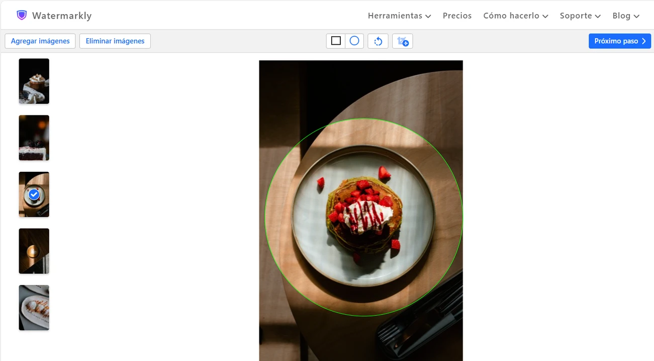 cómo recortar una foto en círculo
